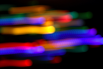 Image showing Abstract colorful motion background with blurred lights 