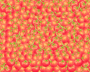 Image showing texture from red and ripe tomatoes