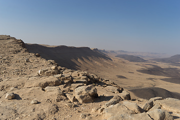 Image showing Desert landscape nature tourism and travel