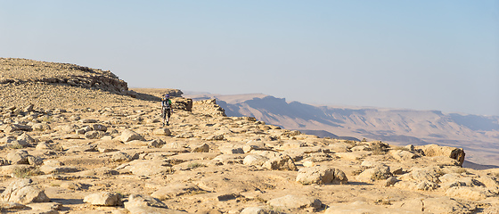 Image showing Desert landscape nature tourism and travel