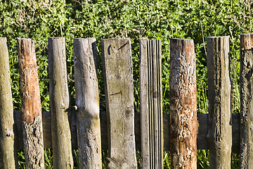 Image showing old fence