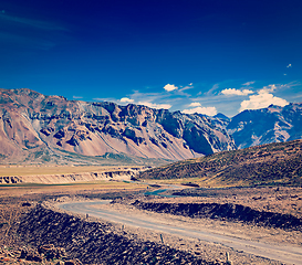 Image showing Manali-Leh road