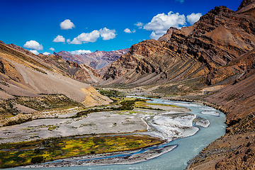 Image showing Himalayan landscape in Himalayas