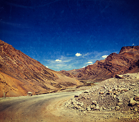 Image showing Manali-Leh road