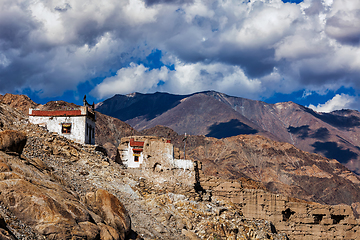 Image showing Village house in Himalayas