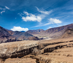 Image showing Himalayas near Kardung La pass. Ladakh, India