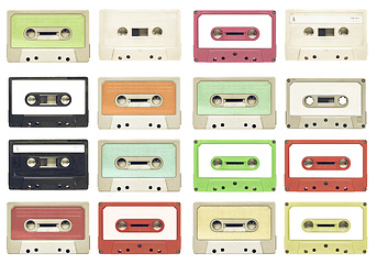 Image showing Vintage looking Tape cassette