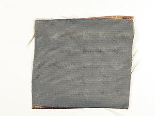 Image showing Vintage looking Blue fabric sample
