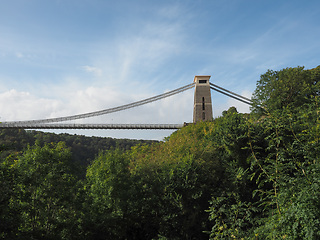 Image showing Clifton Suspension Bridge in Bristol