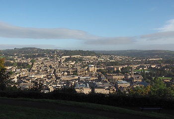 Image showing Aerial view of Bath