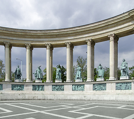 Image showing Heroes square in Budapest