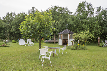 Image showing idyllic garden scenery