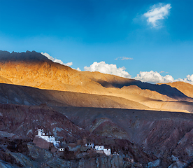 Image showing Basgo monastery. Ladakh, India