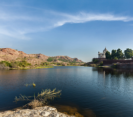 Image showing Jaswanth Thada mausoleum, Jodhpur, Rajasthan, India