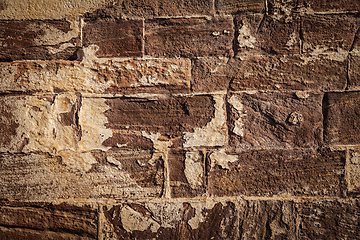 Image showing Painted plaster wall texture