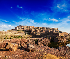 Image showing Mehrangarh Fort, Jodhpur, Rajasthan, India