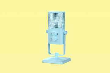 Image showing Cartoon styled microphone
