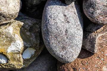 Image showing heavy large and small stones