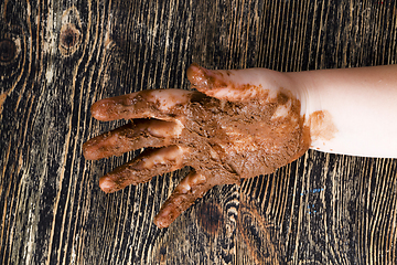 Image showing chocolate with sugar