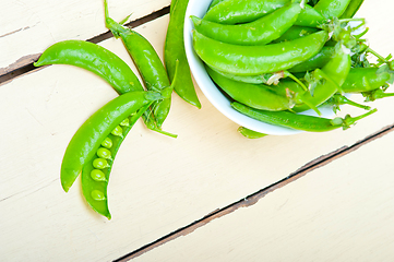 Image showing hearthy fresh green peas