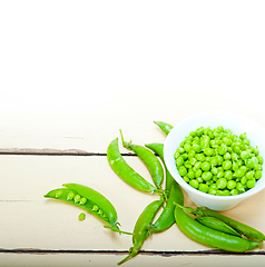 Image showing hearthy fresh green peas