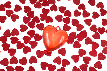 Image showing Red hearts