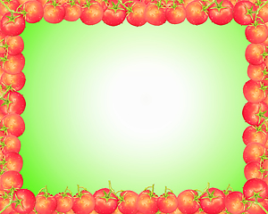 Image showing Frame from tomatoes