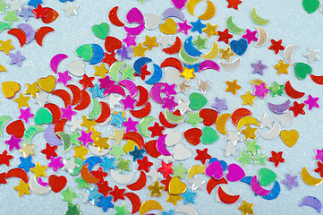 Image showing Confetti background