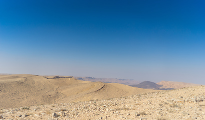 Image showing Desert landscape nature tourism and travel