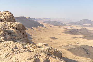 Image showing Desert landscape nature tourism and travel