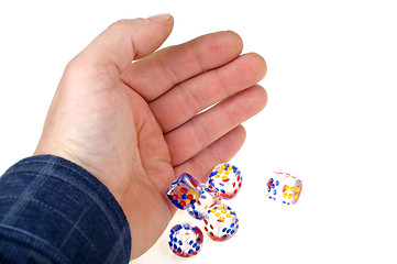 Image showing Movement Six dices