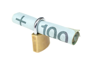 Image showing Hundred and padlock