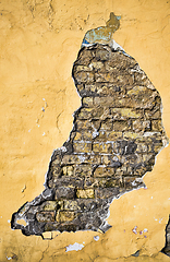 Image showing the old brick wall