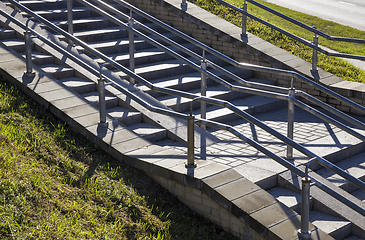 Image showing old concrete staircase