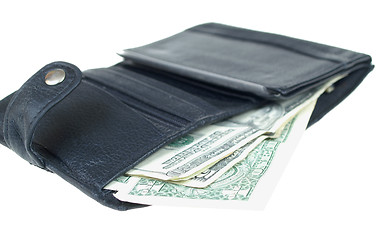 Image showing Black wallet