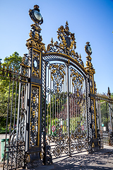 Image showing Parc Monceau entrance, Paris, France