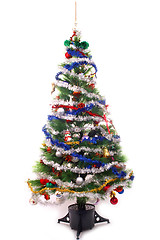 Image showing Decorated christmas tree