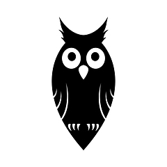 Image showing Halloween black owl