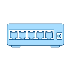 Image showing Ethernet Switch Icon