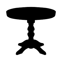 Image showing Table Silhouette