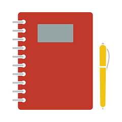 Image showing Icon Of Exercise Book In Ui Colors