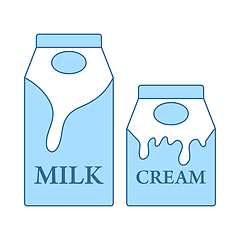 Image showing Milk And Cream Container Icon