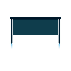 Image showing Office Table Icon