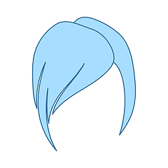 Image showing Lady\'s Hairstyle Icon