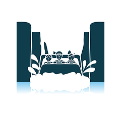 Image showing Water Boat Ride Icon