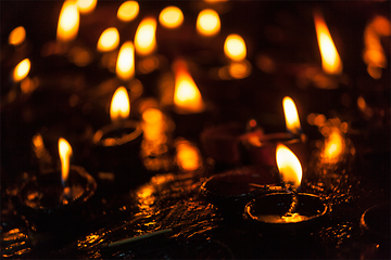 Image showing Diwali lights