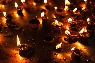 Image showing Diwali lights