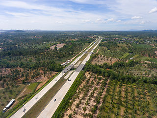 Image showing Motorway near Pattaya City, Thailand