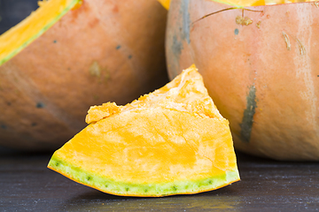 Image showing cooking orange ripe pumpkin