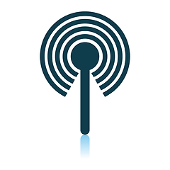 Image showing Radio Antenna Icon